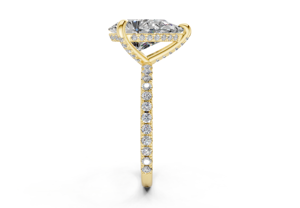 The Carrington Pavé Engagement Ring