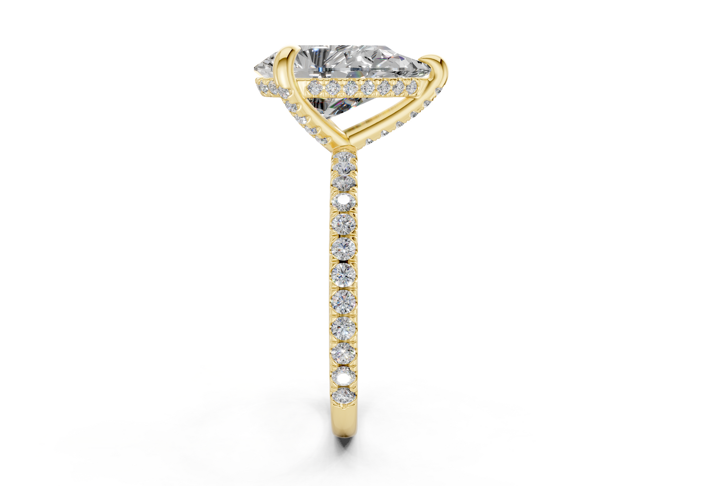 The Carrington Pavé Engagement Ring
