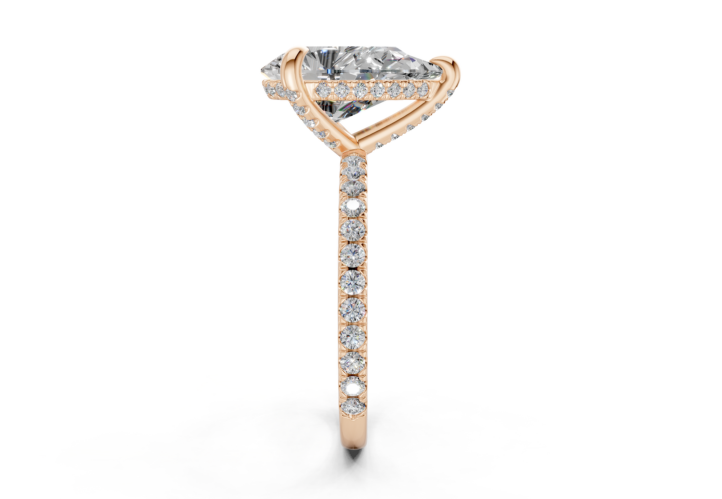 The Carrington Pavé Engagement Ring