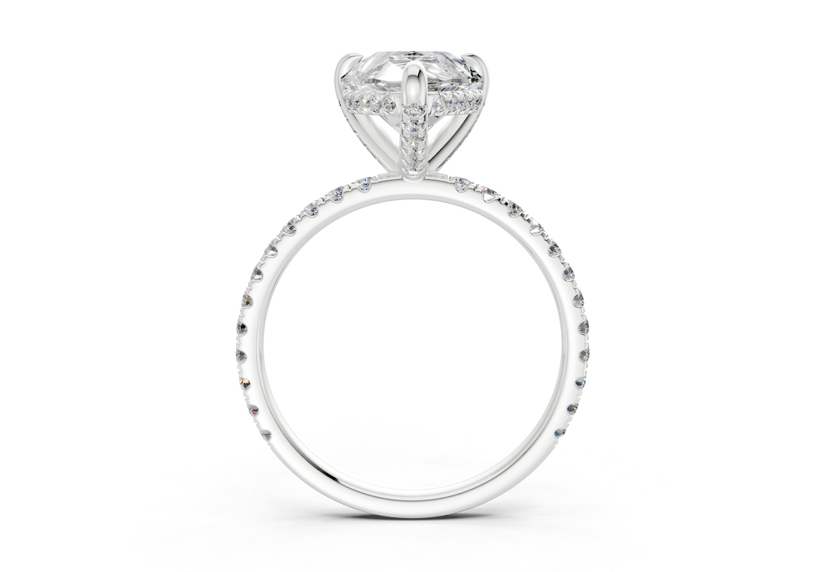The Carrington Pavé Engagement Ring