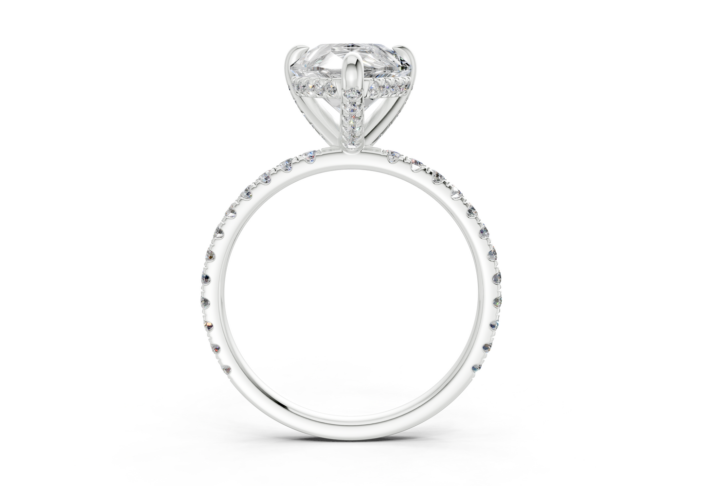 The Carrington Pavé Engagement Ring