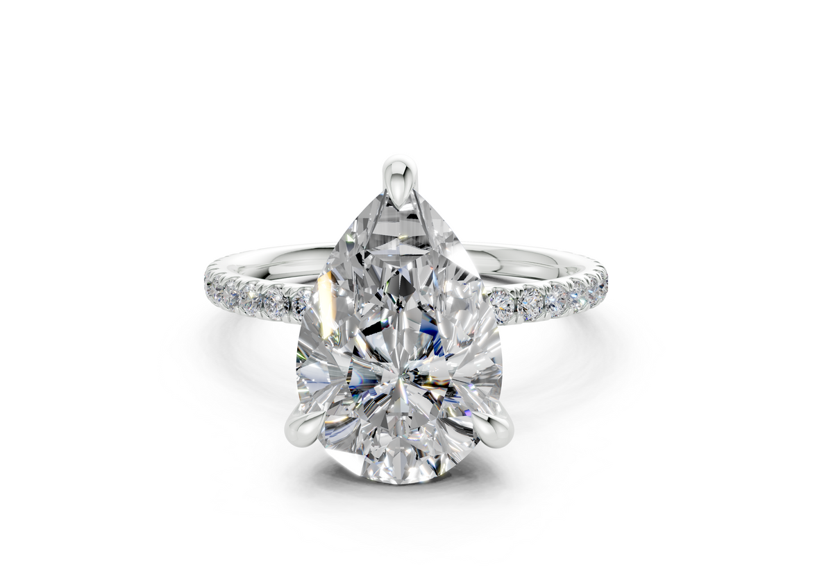 The Carrington Pavé Engagement Ring