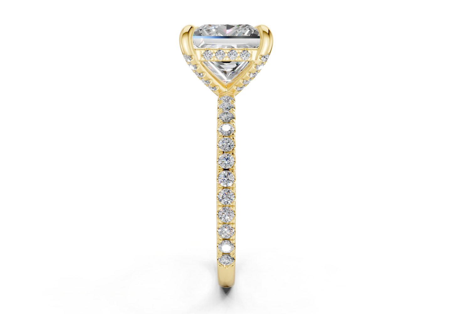 The Carrington Pavé Engagement Ring