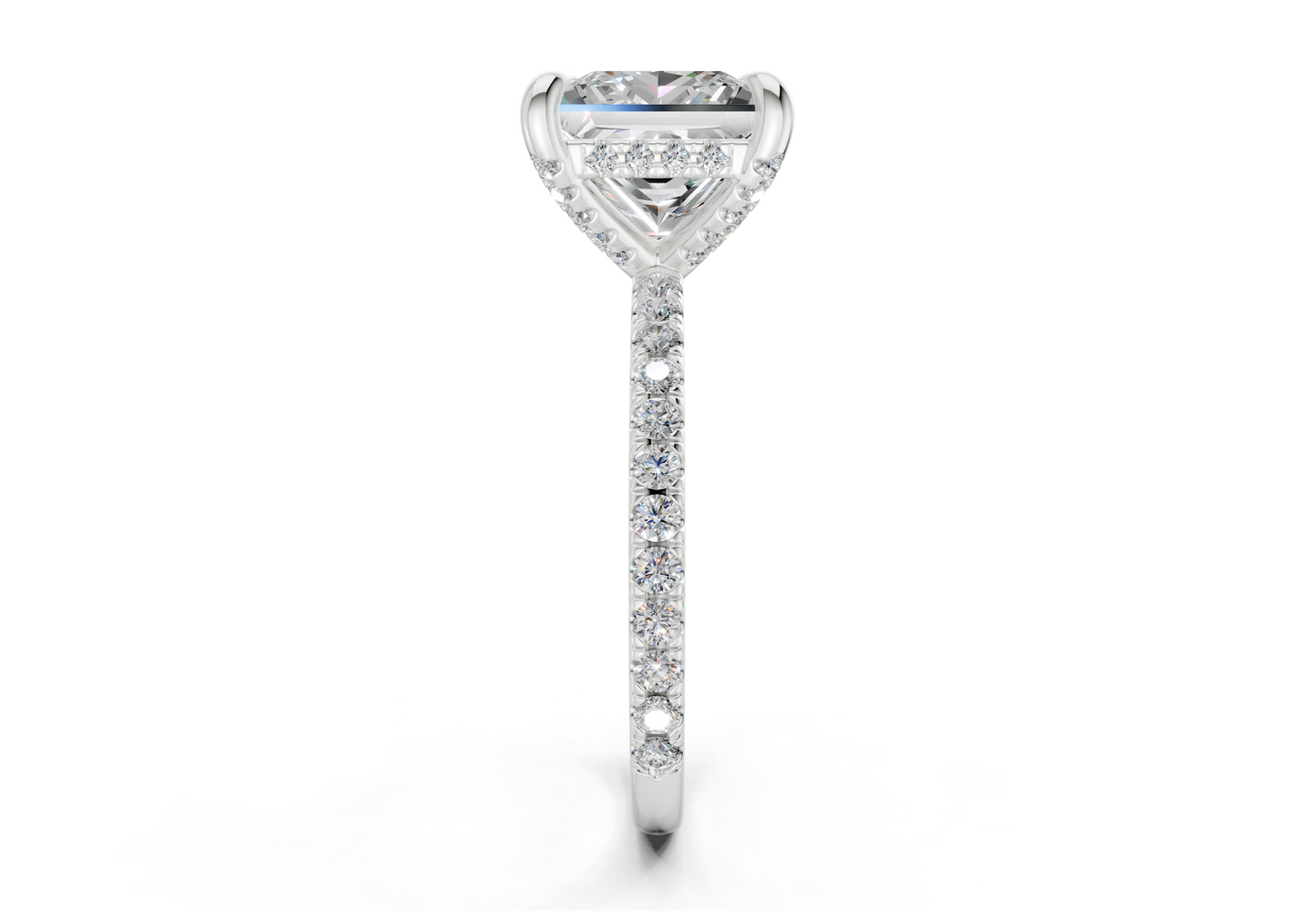 The Carrington Pavé Engagement Ring