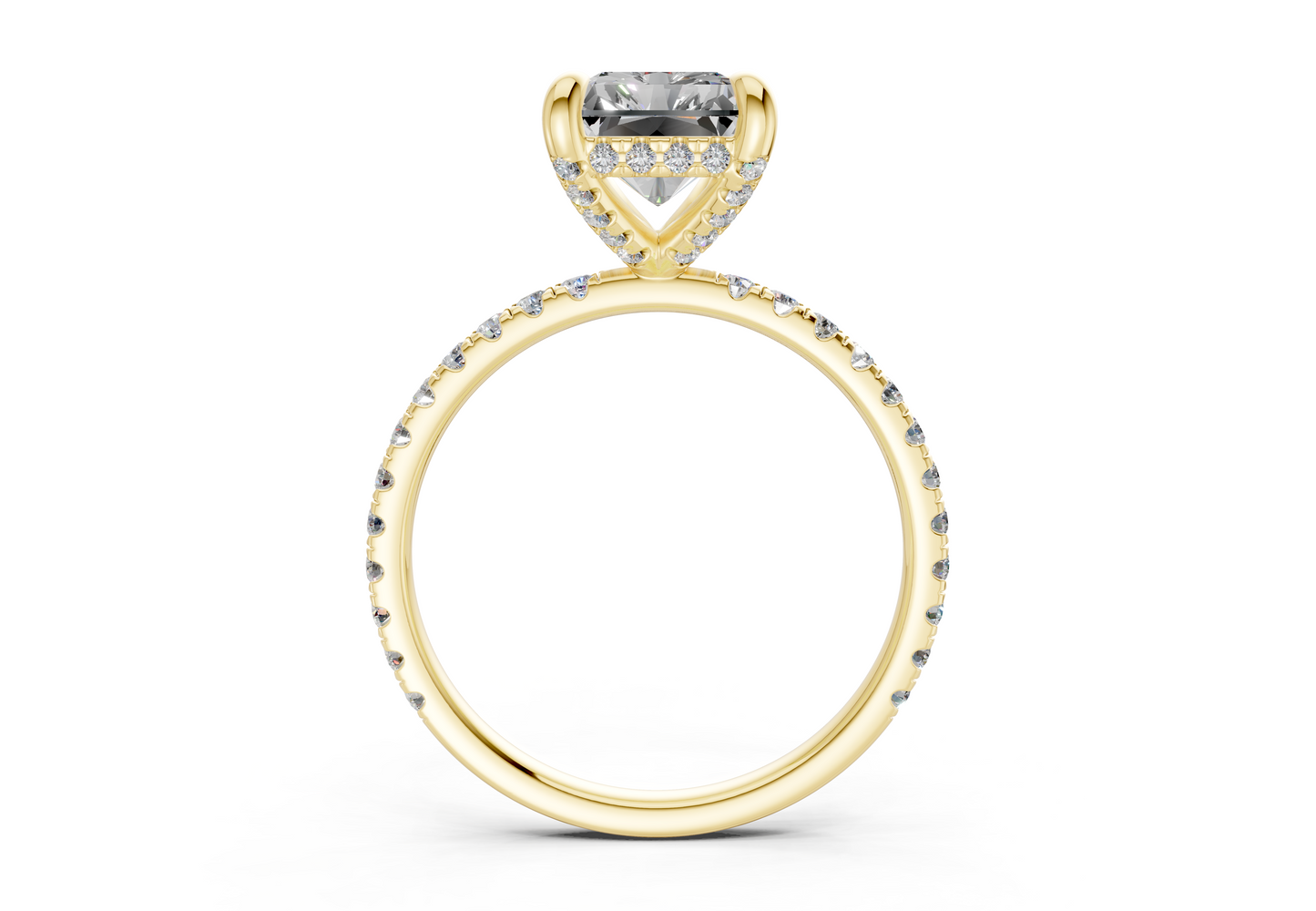 The Carrington Pavé Engagement Ring