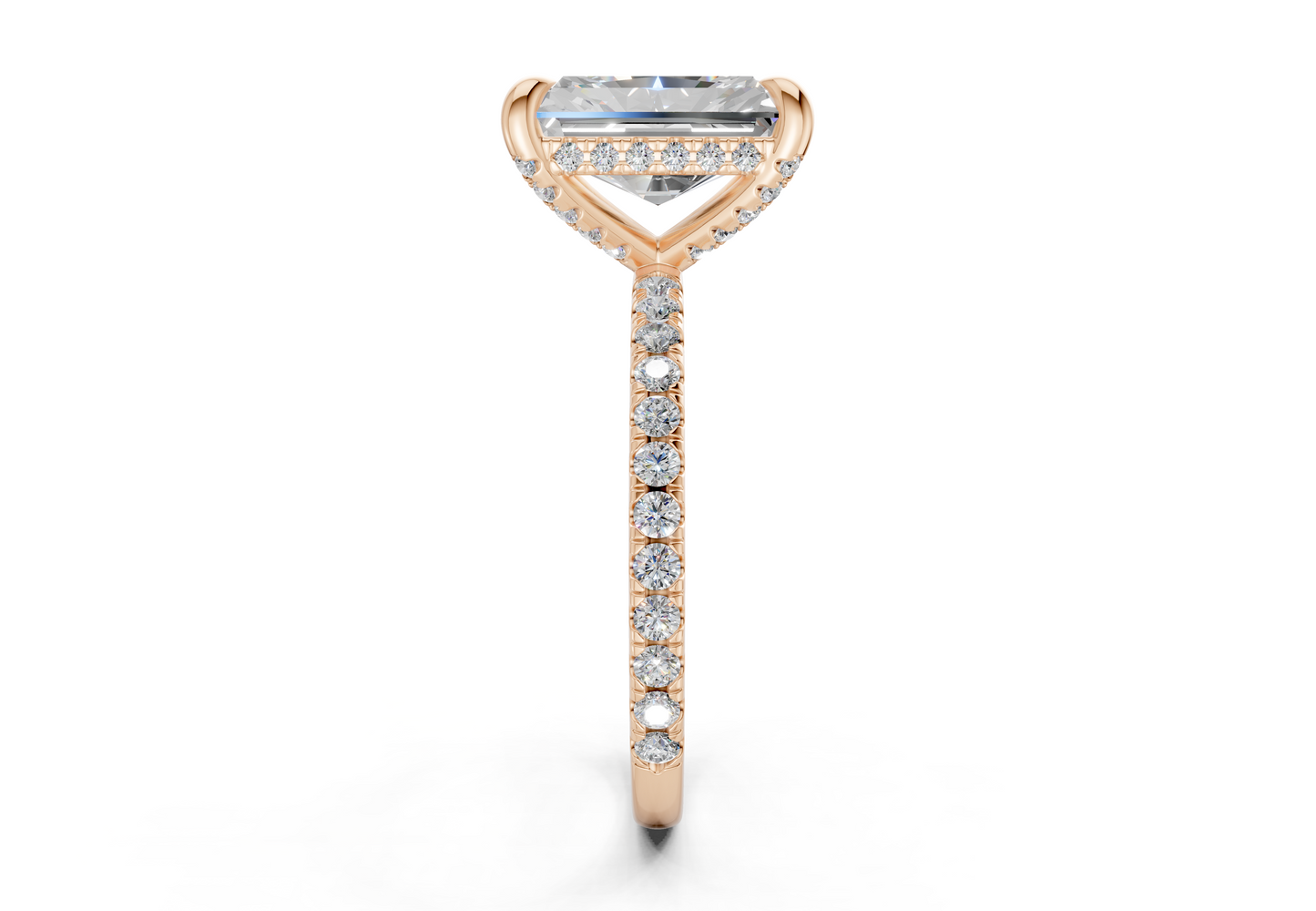 The Carrington Pavé Engagement Ring