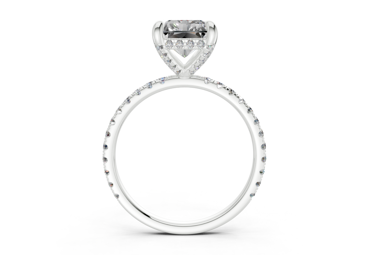 The Carrington Pavé Engagement Ring