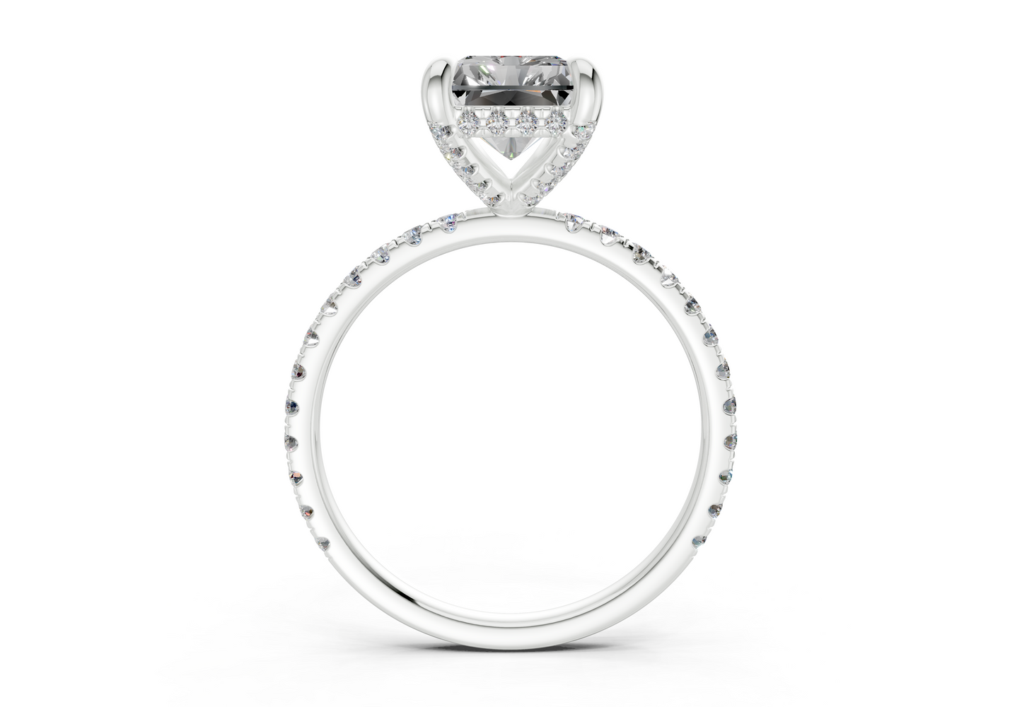 The Carrington Pavé Engagement Ring