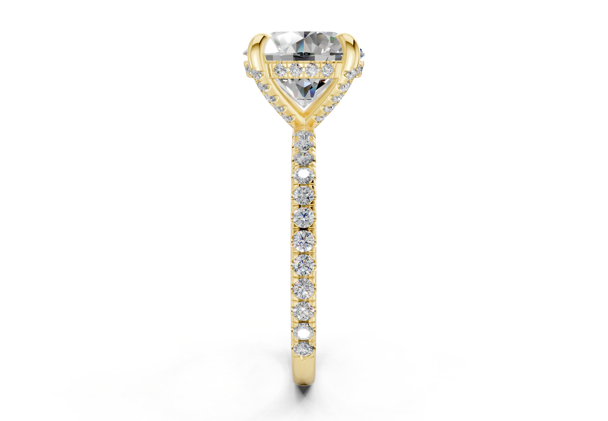 The Carrington Pavé Engagement Ring