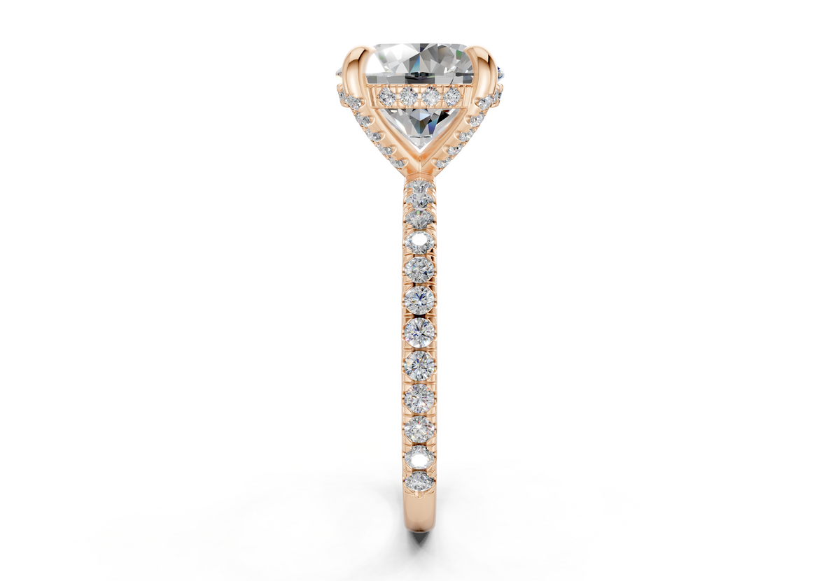 The Carrington Pavé Engagement Ring