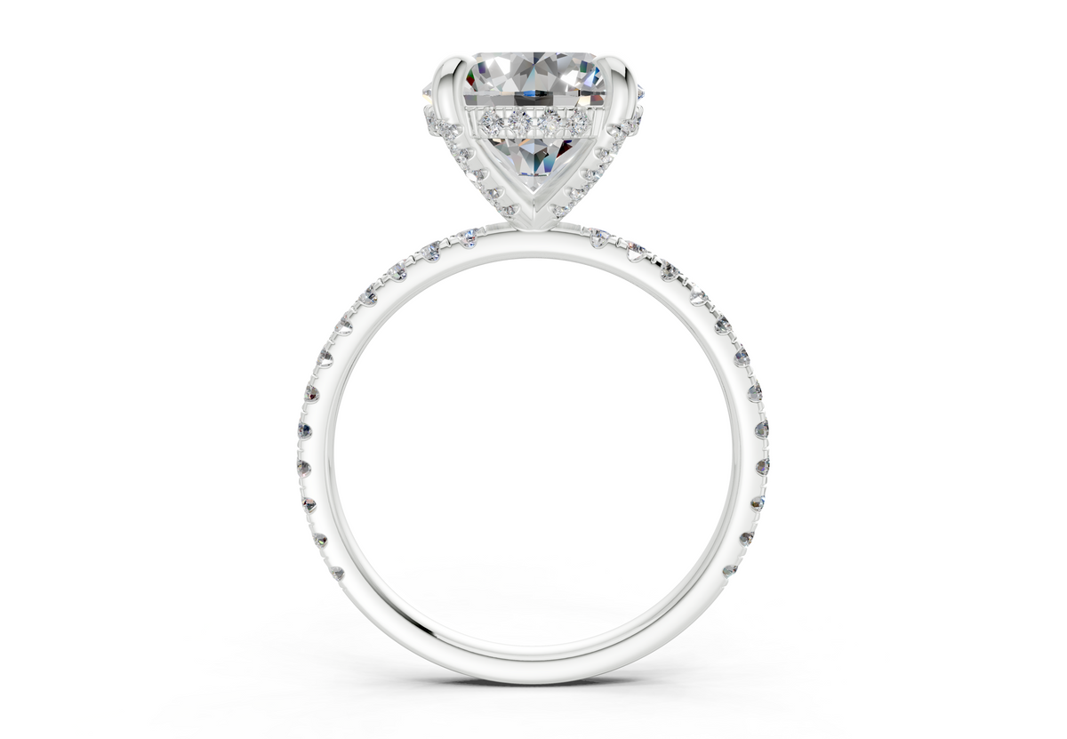 The Carrington Pavé Engagement Ring