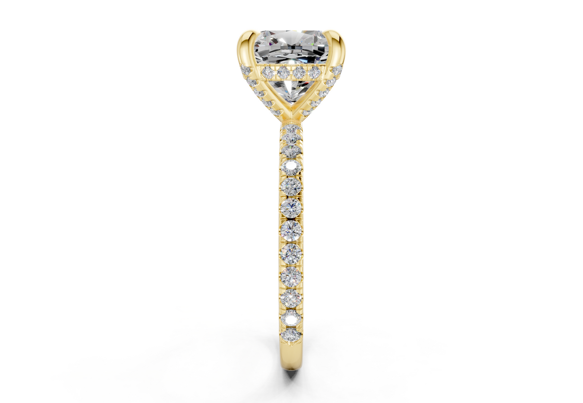 The Carrington Pavé Engagement Ring