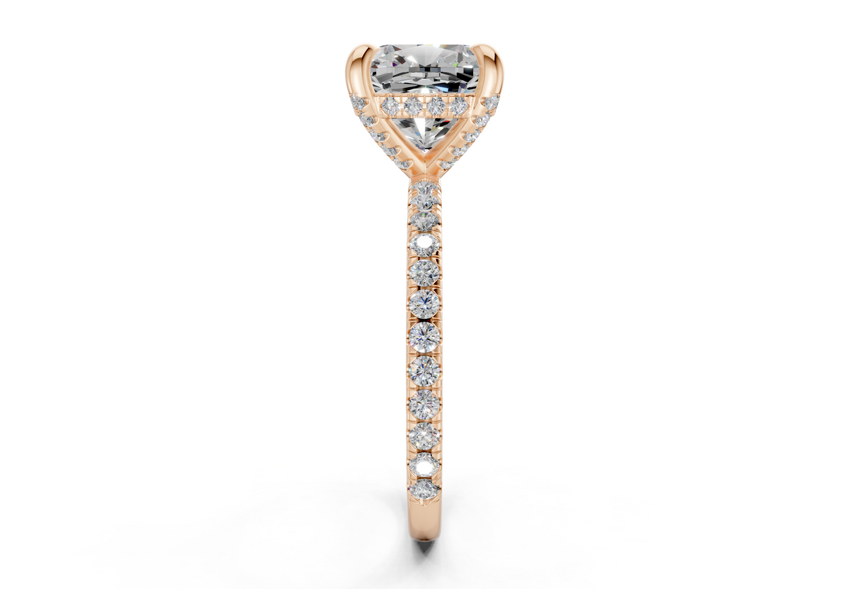 The Carrington Pavé Engagement Ring