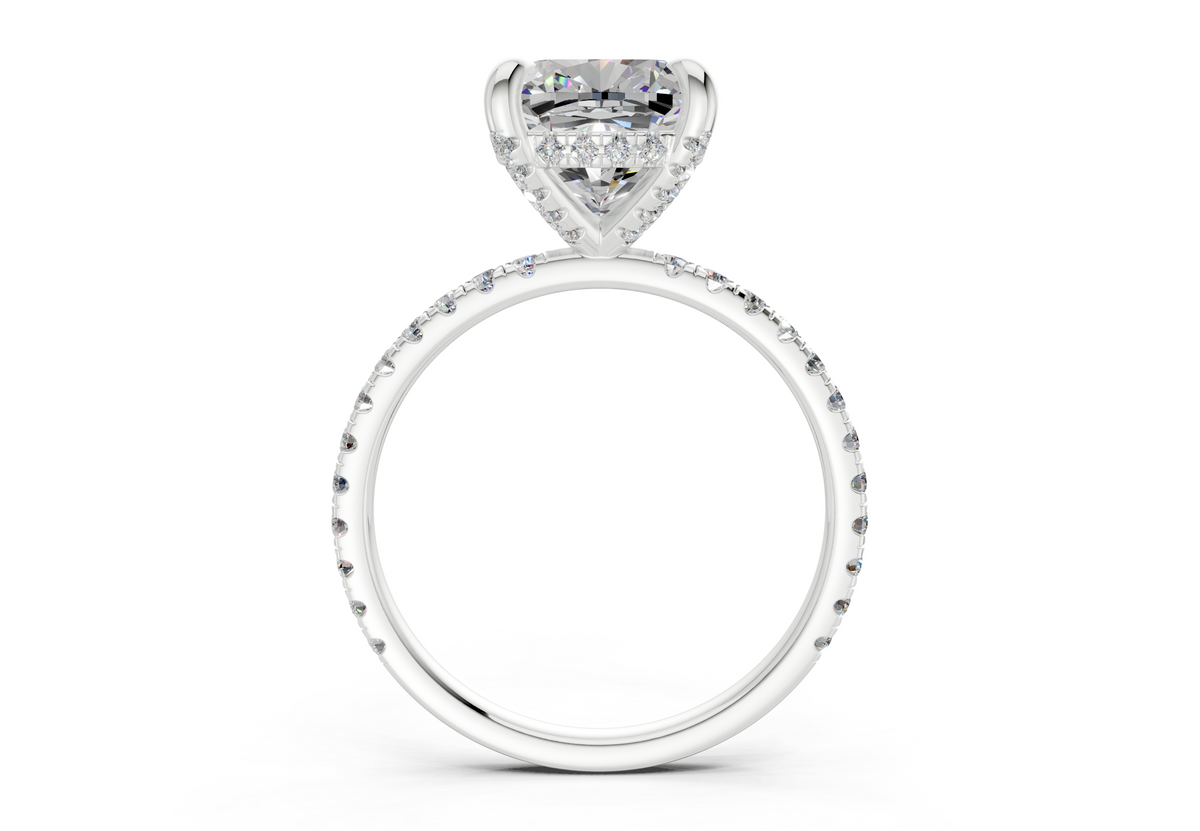 The Carrington Pavé Engagement Ring