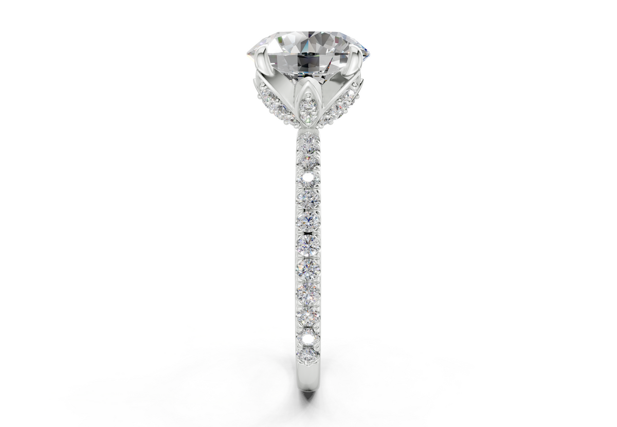 The Spring Pavé Engagement Ring