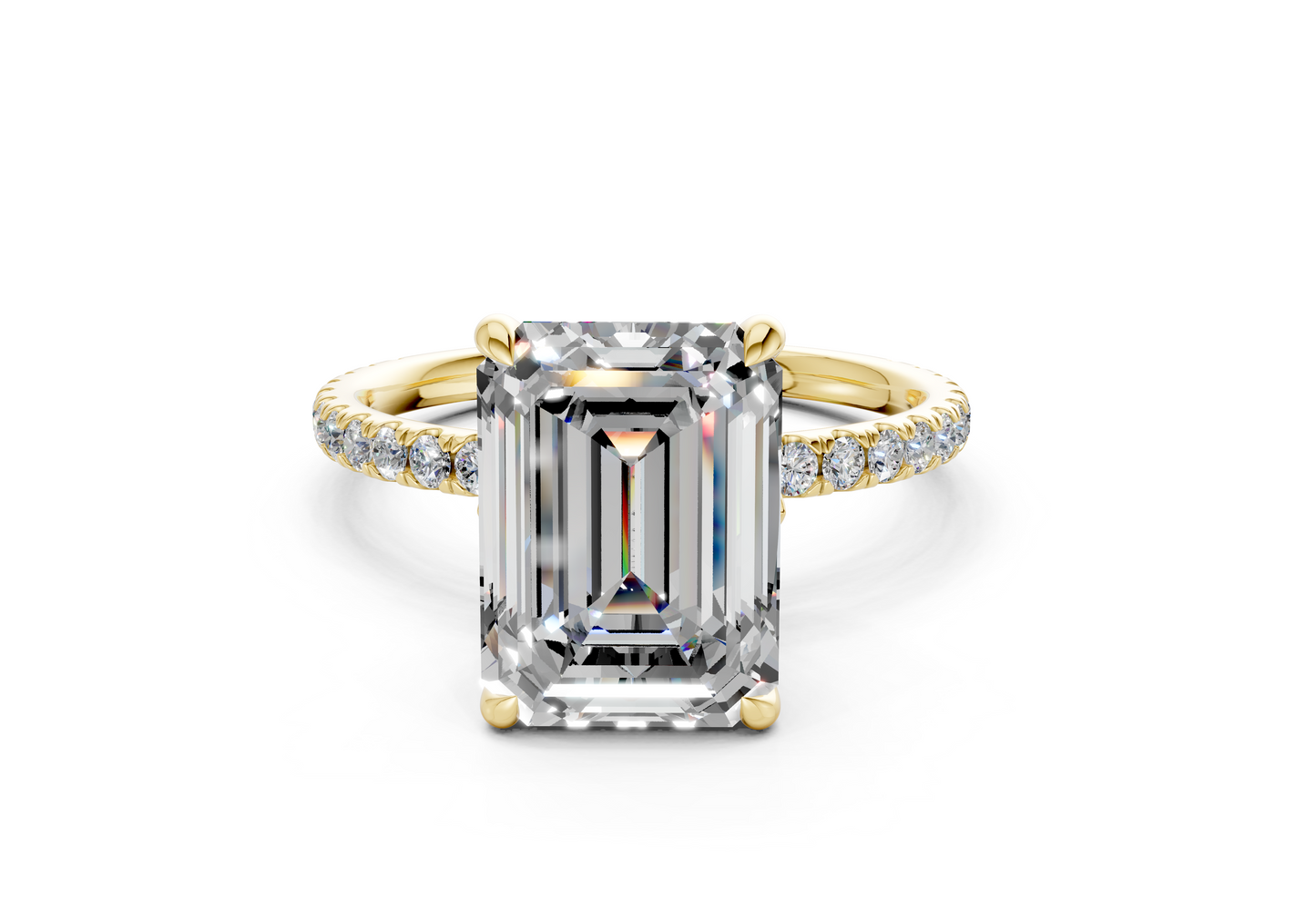 The Spring Pavé Engagement Ring