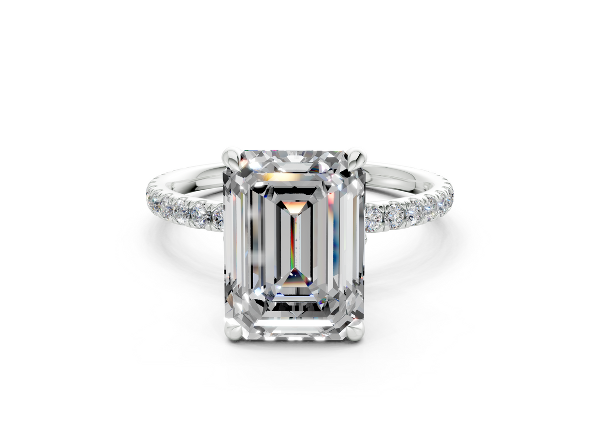 The Spring Pavé Engagement Ring