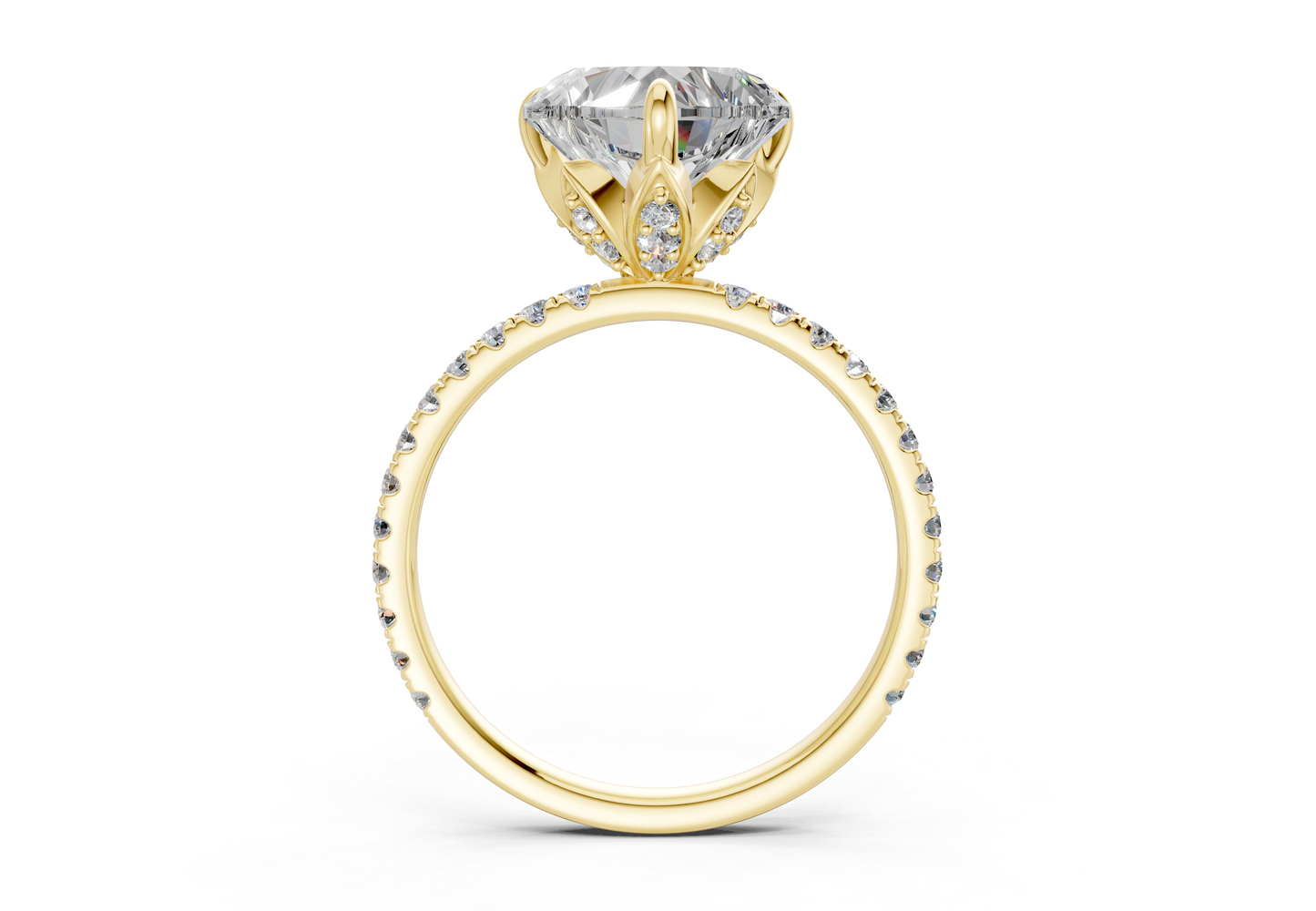 The Spring Pavé Engagement Ring