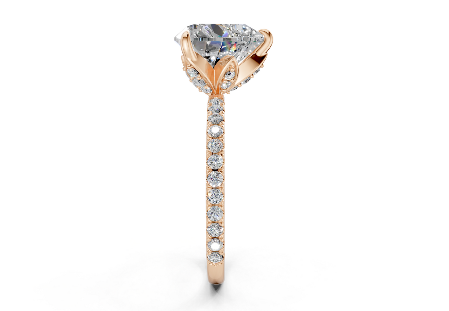The Spring Pavé Engagement Ring