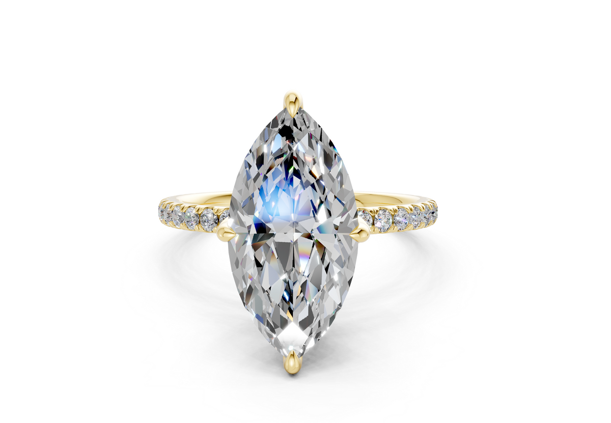 The Spring Pavé Engagement Ring