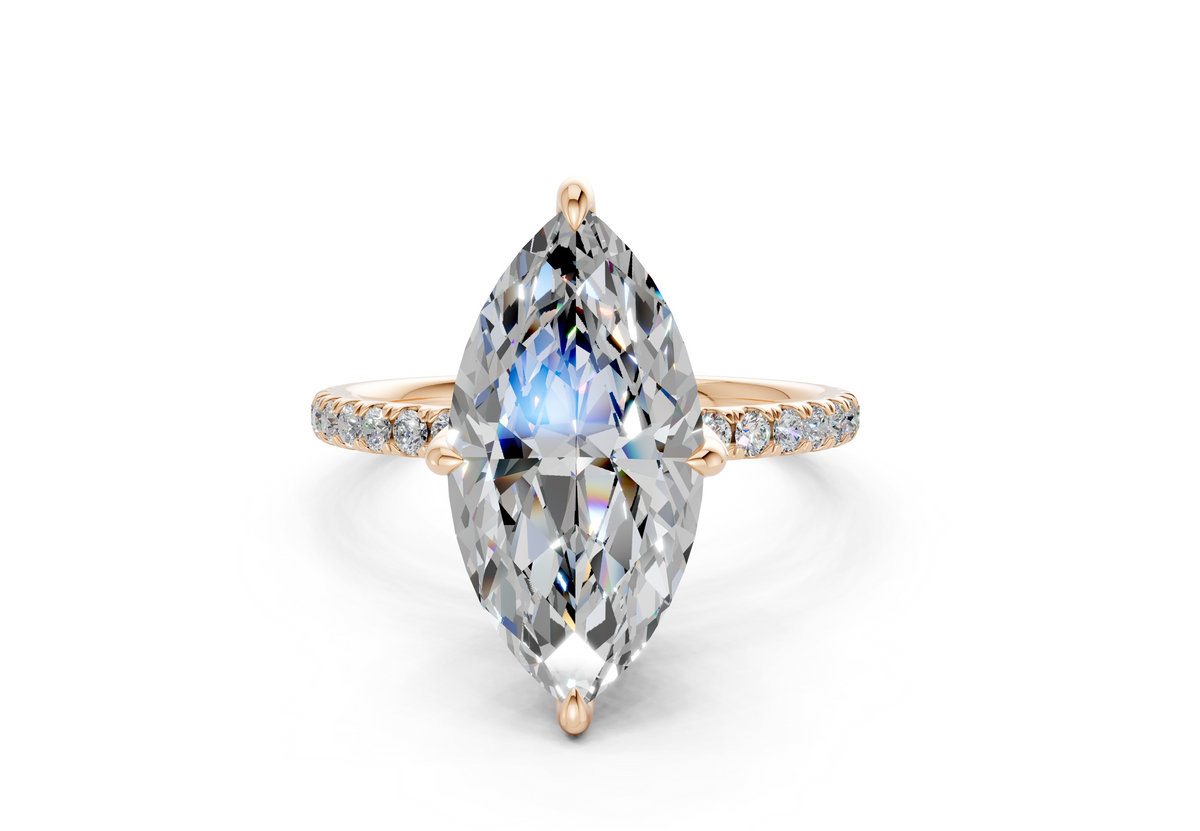The Spring Pavé Engagement Ring