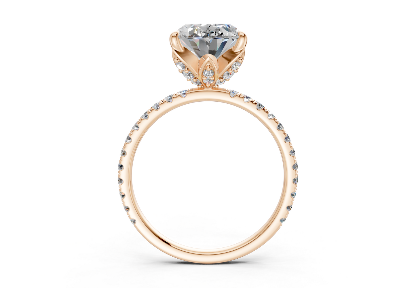 The Spring Pavé Engagement Ring