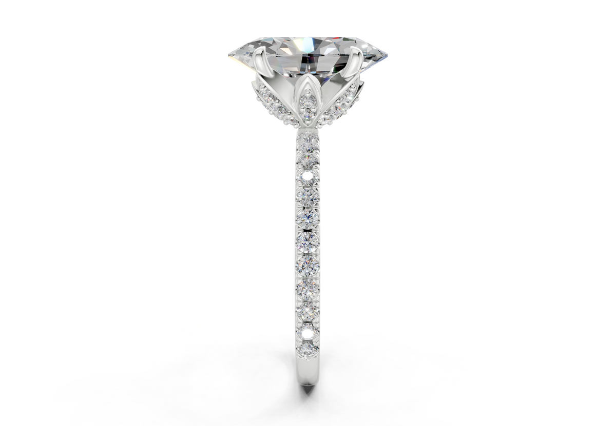The Spring Pavé Engagement Ring