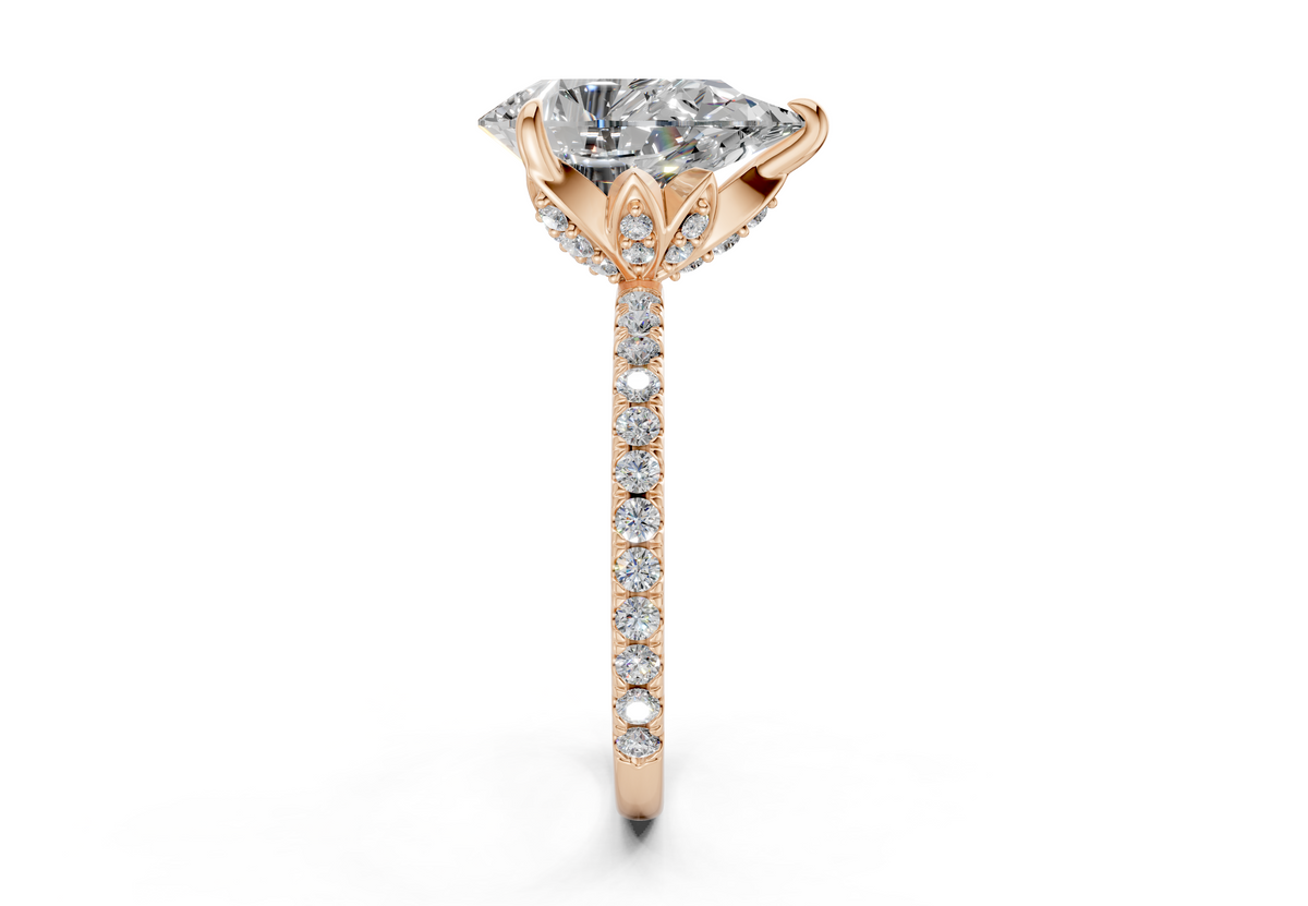 The Spring Pavé Engagement Ring