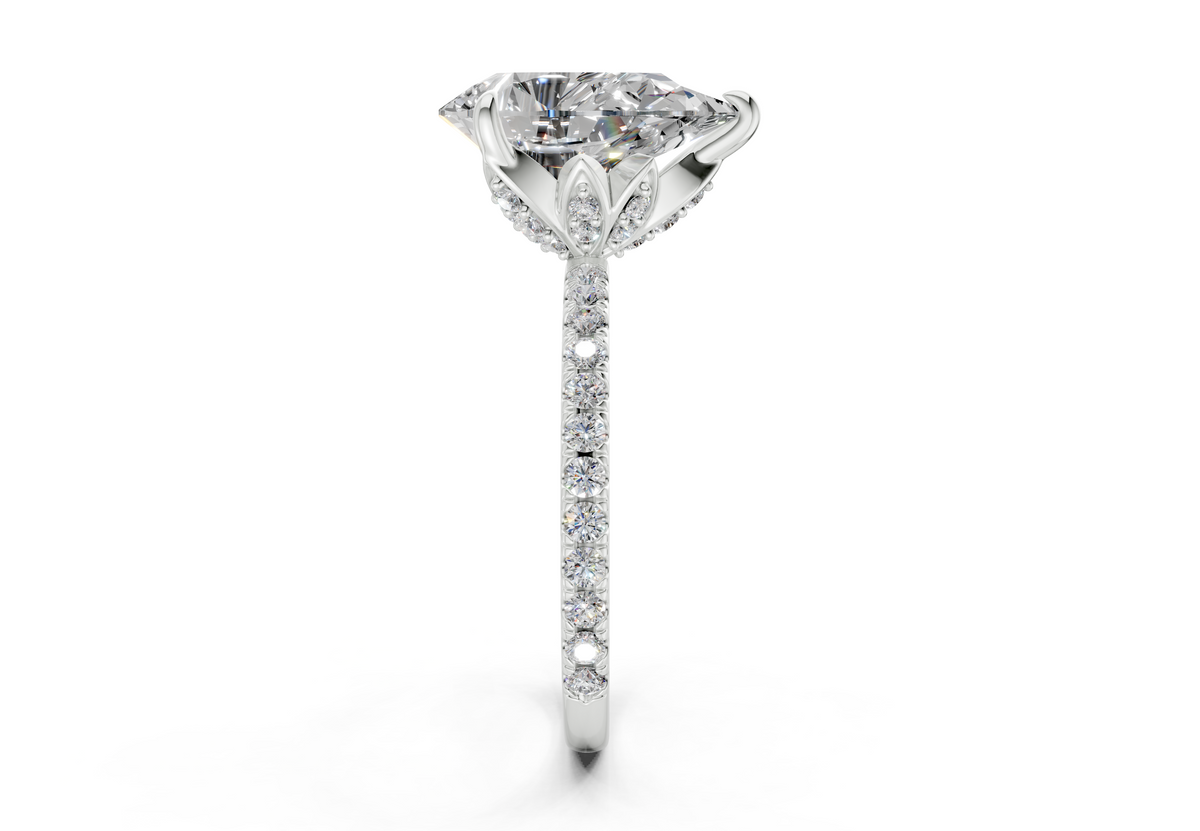 The Spring Pavé Engagement Ring