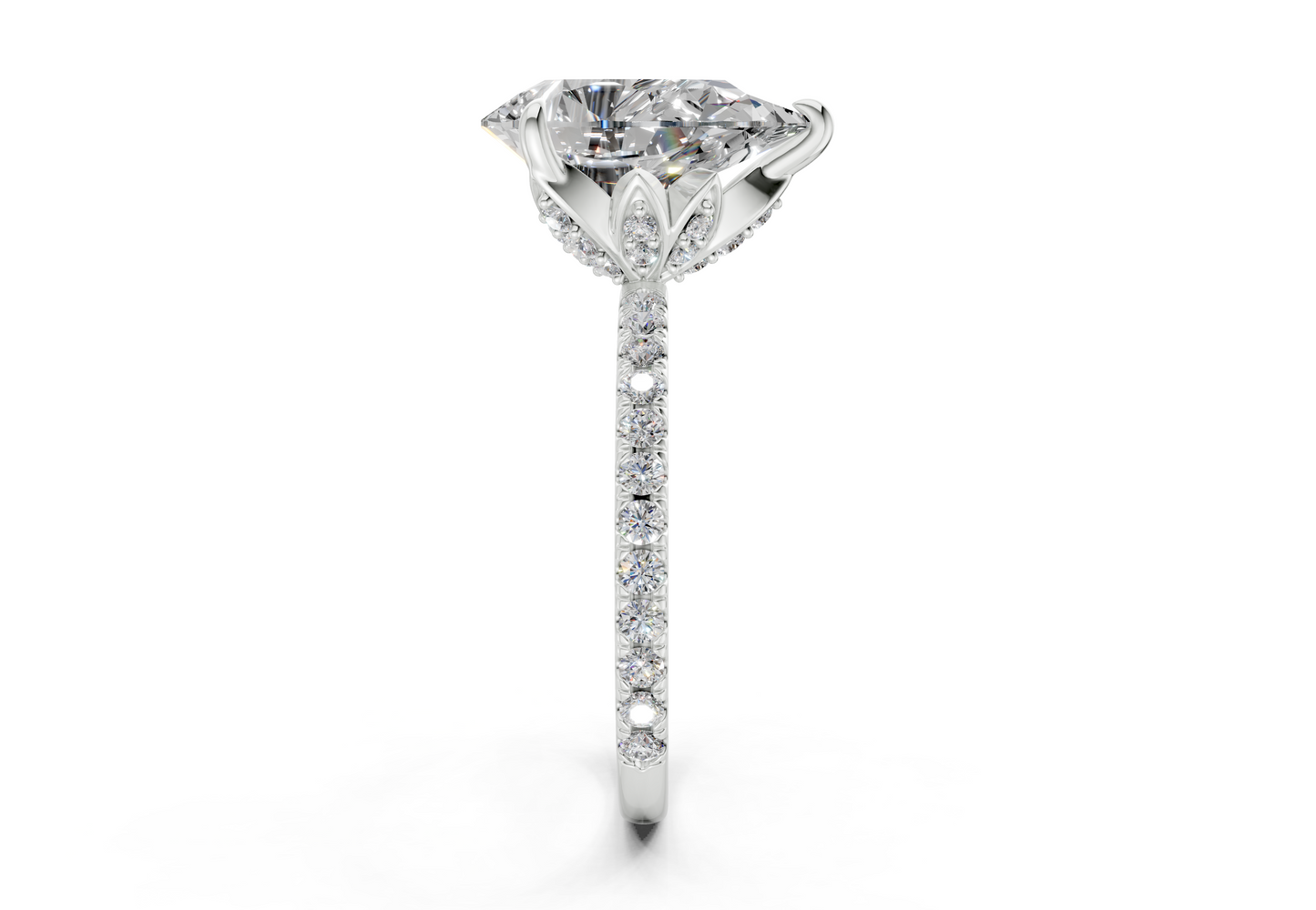 The Spring Pavé Engagement Ring