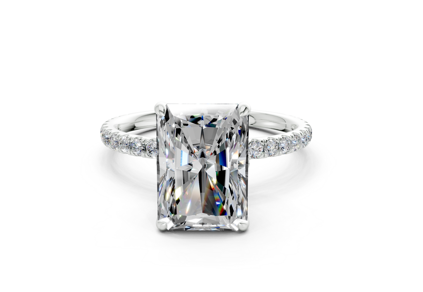 The Spring Pavé Engagement Ring