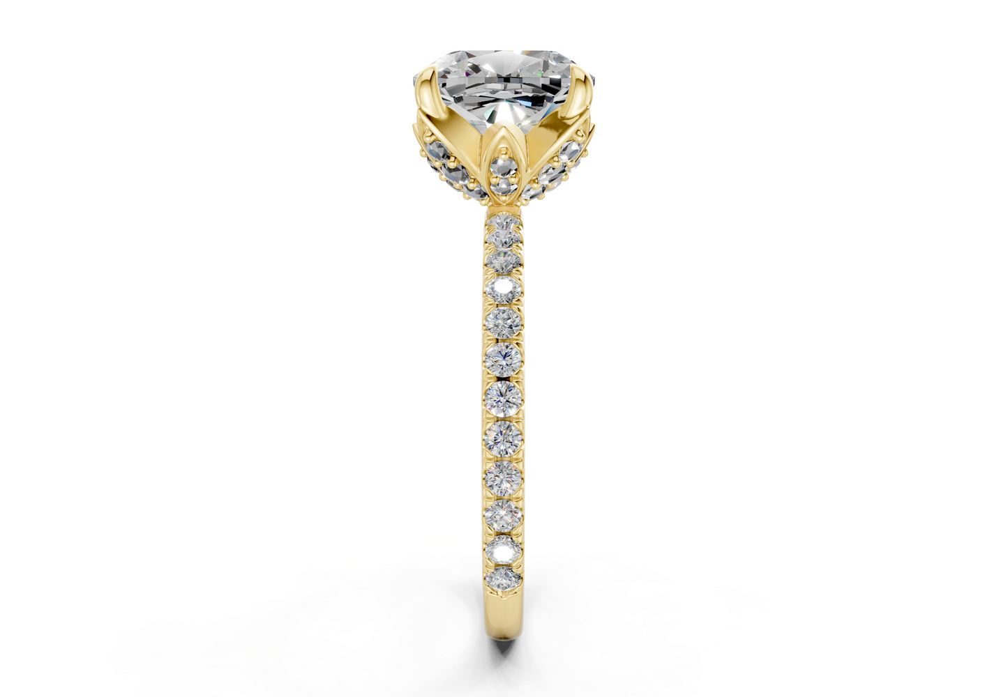 The Spring Pavé Engagement Ring