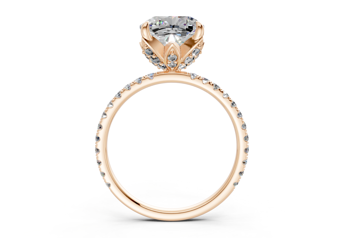 The Spring Pavé Engagement Ring