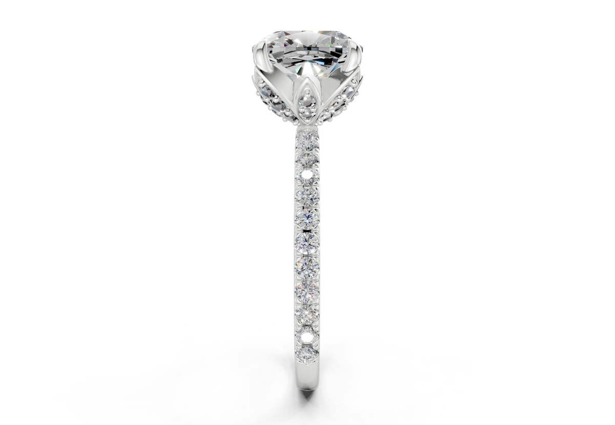 The Spring Pavé Engagement Ring