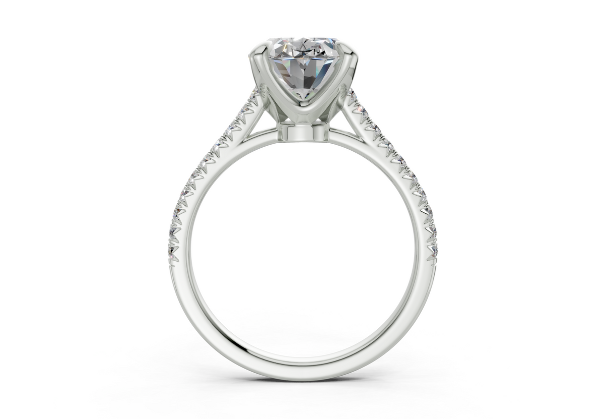 The West Village Pavé Engagement Ring