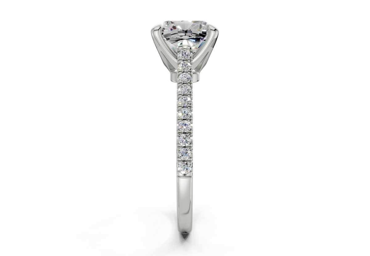 The West Village Pavé Engagement Ring