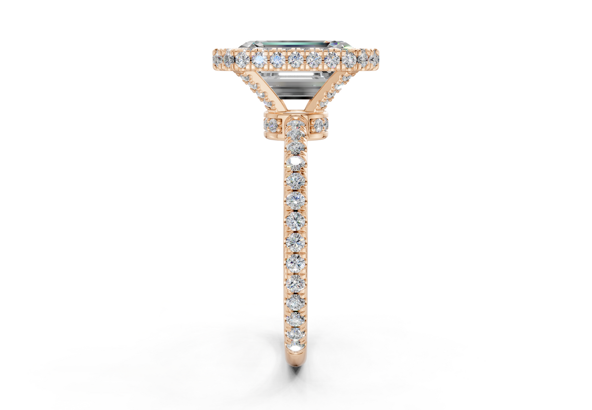 The Majestic Halo Engagement Ring
