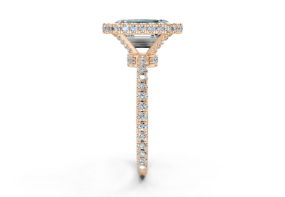 The Majestic Halo Engagement Ring