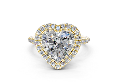 The Majestic Halo Engagement Ring