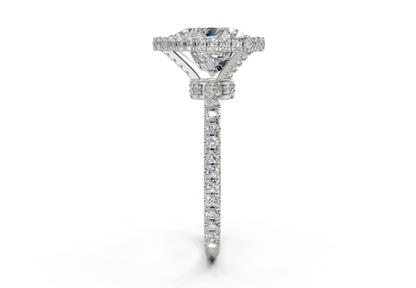 The Majestic Halo Engagement Ring