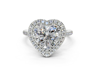 The Majestic Halo Engagement Ring