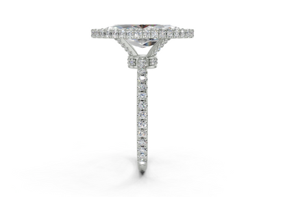The Majestic Halo Engagement Ring