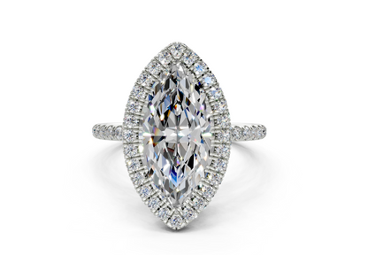 The Majestic Halo Engagement Ring