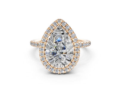 The Majestic Halo Engagement Ring