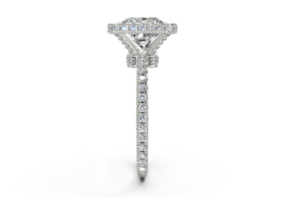 The Majestic Halo Engagement Ring