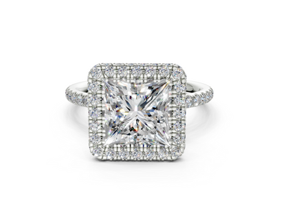 The Majestic Halo Engagement Ring