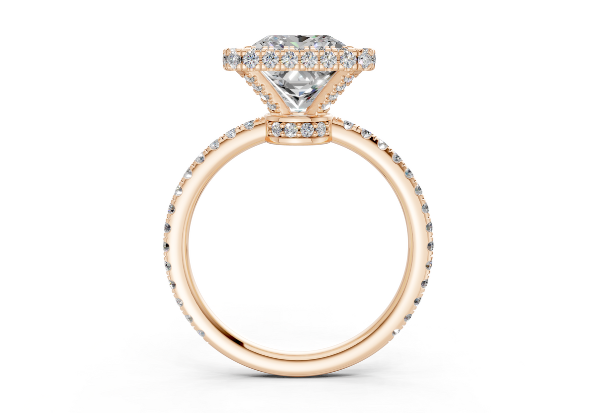 The Majestic Halo Engagement Ring