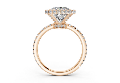 The Majestic Halo Engagement Ring