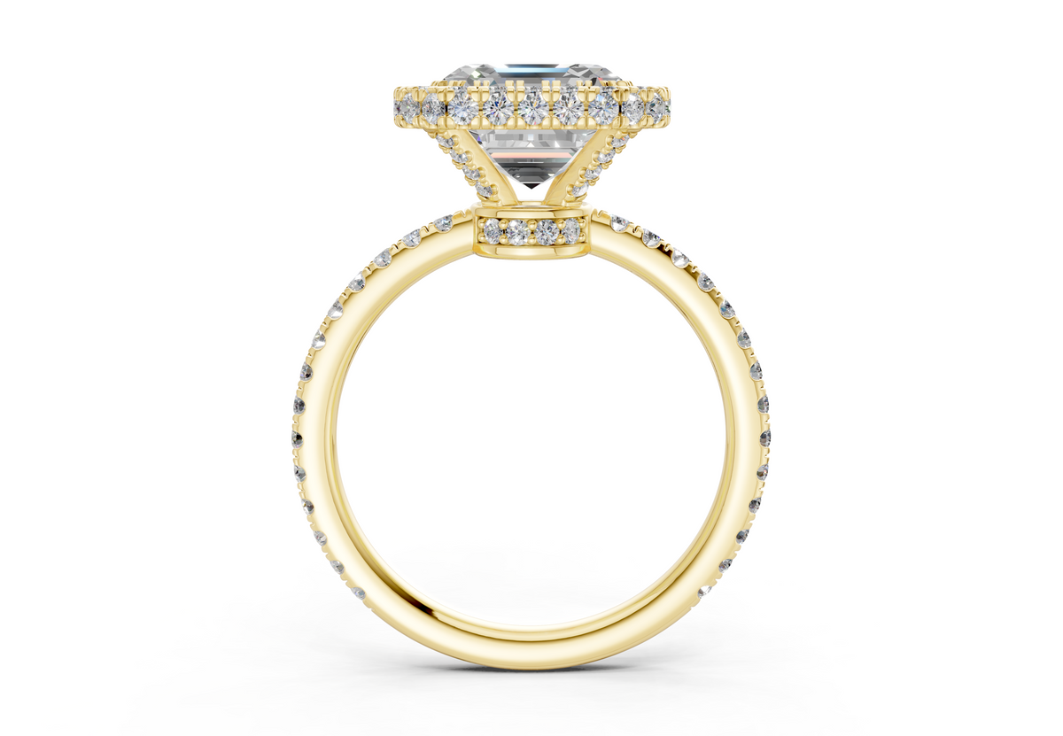 The Majestic Halo Engagement Ring