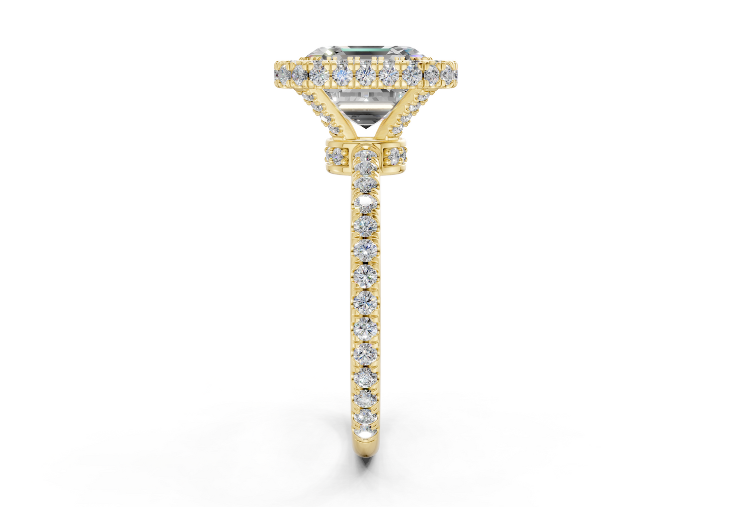 The Majestic Halo Engagement Ring